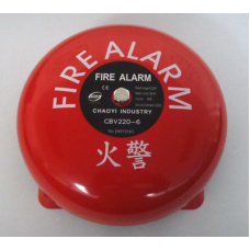 Chao Yi Alarm bell, 6"(150mm),220VAC, iron gong(220VAC 鐵蓋)