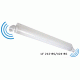 AZ LED batten, 4ft, IP54, 24W/8W, w/battery, sensor, 3000k